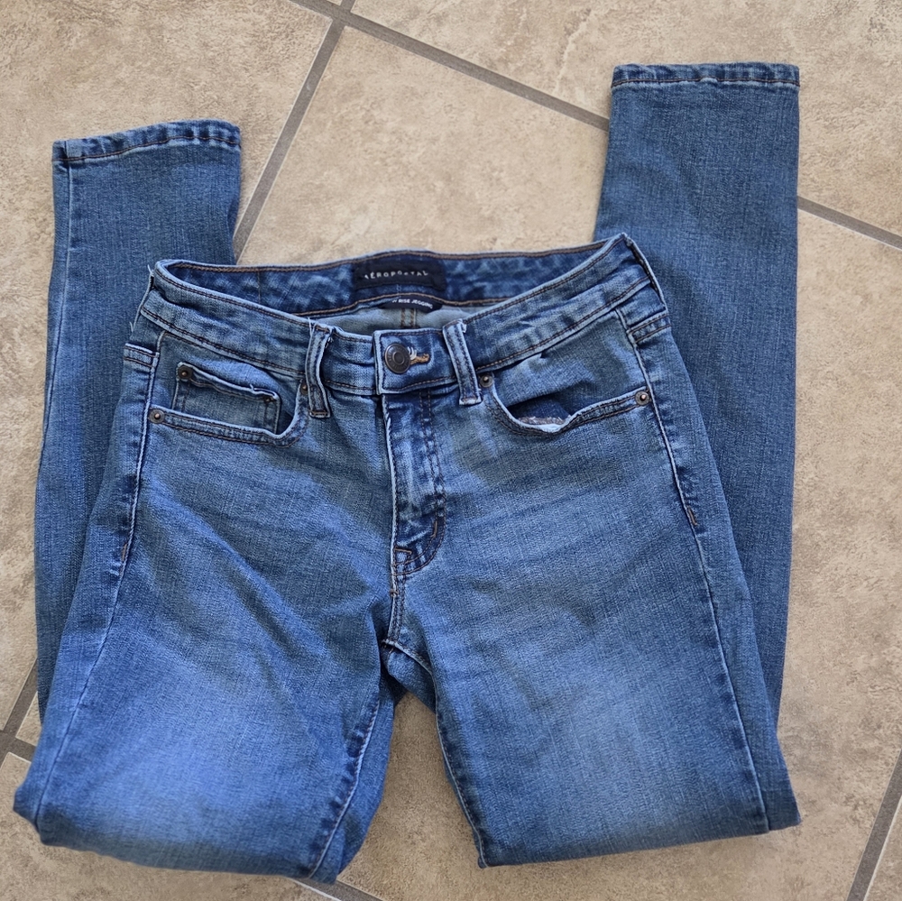 Aeropostale Denim Low Rise Jeggings